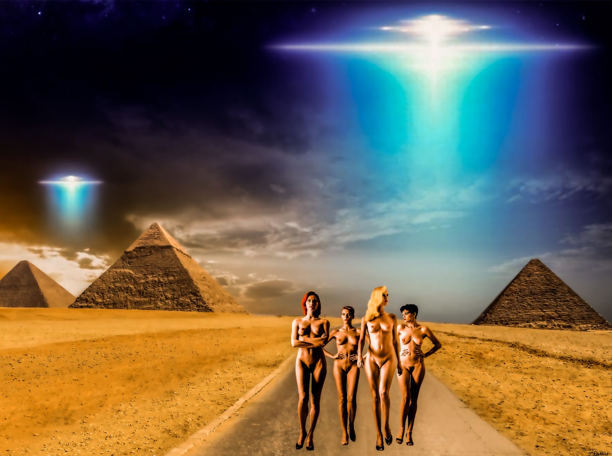The Alians returned to thire Pyramids 2